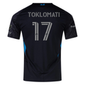 adidas Idan Toklomati Charlotte FC Authentic Away Jersey 25/26 (Black)