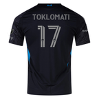 adidas Idan Toklomati Charlotte FC Authentic Away Jersey 25/26 (Black)