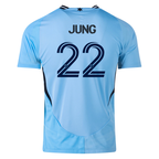 adidas Minnesota United Authentic Hoyeon Jung Away Jersey 25/26 (Zenith Blue)