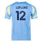 adidas Philadelphia Union Isaiah LeFlore Authentic Away Jersey 25/26 (Blue/Yellow)