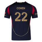 adidas Josh Cohen Atlanta United Authentic Home Jersey w/ MLS Patches 25/26 (Red/Black)