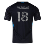 adidas Kerwin Vargas Charlotte FC Authentic Away Jersey 25/26 (Black)