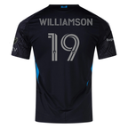 adidas Eryk Williamson Charlotte FC Authentic Away Jersey 25/26 (Black)