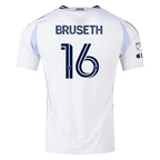 adidas San Diego FC Authentic Heine Bruseth Away Jersey 25/26 w/ MLS & Apple Patch (White)