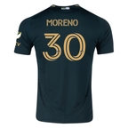 adidas Santiago Moreno Portland Timbers Authentic Home Jersey w/ MLS & Apple Patch 25/26 (Green/Gold)