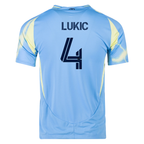 adidas Philadelphia Union Jovan Lukic Authentic Away Jersey 25/26 (Blue/Yellow)