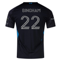 adidas David Bingham Charlotte FC Authentic Away Jersey 25/26 (Black)