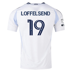 adidas San Diego FC Authentic Jasper Löffelsend Away Jersey 25/26 w/ MLS & Apple Patch (White)