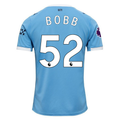 Puma Oscar Bobb Manchester City Home Jersey 25/26 w/ EPL + Sponsor Patch (Team Light Blue/Puma White)
