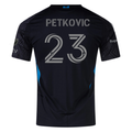 adidas Nikola Petković Charlotte FC Authentic Away Jersey 25/26 (Black)
