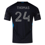 adidas Mikah Thomas Charlotte FC Authentic Away Jersey 25/26 (Black)