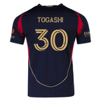 adidas Cayman Togashi Atlanta United Authentic Home Jersey w/ MLS Patches 25/26 (Red/Black)