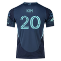 adidas K. Kim Andrade Sounders Authentic Away Jersey 25/26 w/ MLS Patches & Sponsor (Aura Ink)
