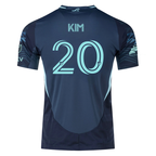 adidas K. Kim Andrade Sounders Authentic Away Jersey 25/26 w/ MLS Patches & Sponsor (Aura Ink)