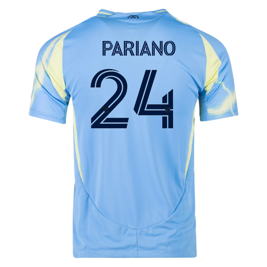 adidas Philadelphia Union Nick Pariano Authentic Away Jersey 25/26 (Blue/Yellow)