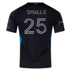 adidas Tyger Smalls Charlotte FC Authentic Away Jersey 25/26 (Black)