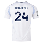 adidas San Diego FC Authentic Emmanuel Boateng Away Jersey 25/26 w/ MLS & Apple Patch (White)