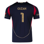 adidas Brad Guzan Atlanta United Authentic Home Jersey w/ MLS Patches 25/26 (Red/Black)