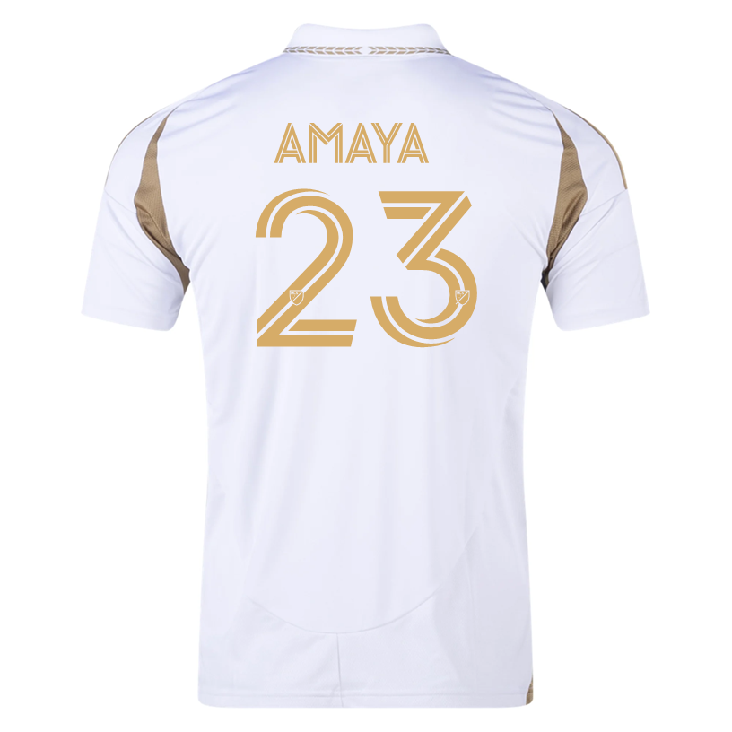 adidas Frankie Amaya LAFC Away Jersey 25/26 (White/Gold)
