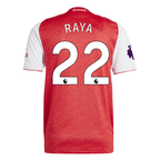 adidas David Raya Arsenal FC Authentic Home Jersey 25/26 w/ EPL Patch (Better Scarlet/White)