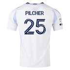 adidas San Diego FC Authentic Ian Pilcher Away Jersey 25/26 w/ MLS & Apple Patch (White)