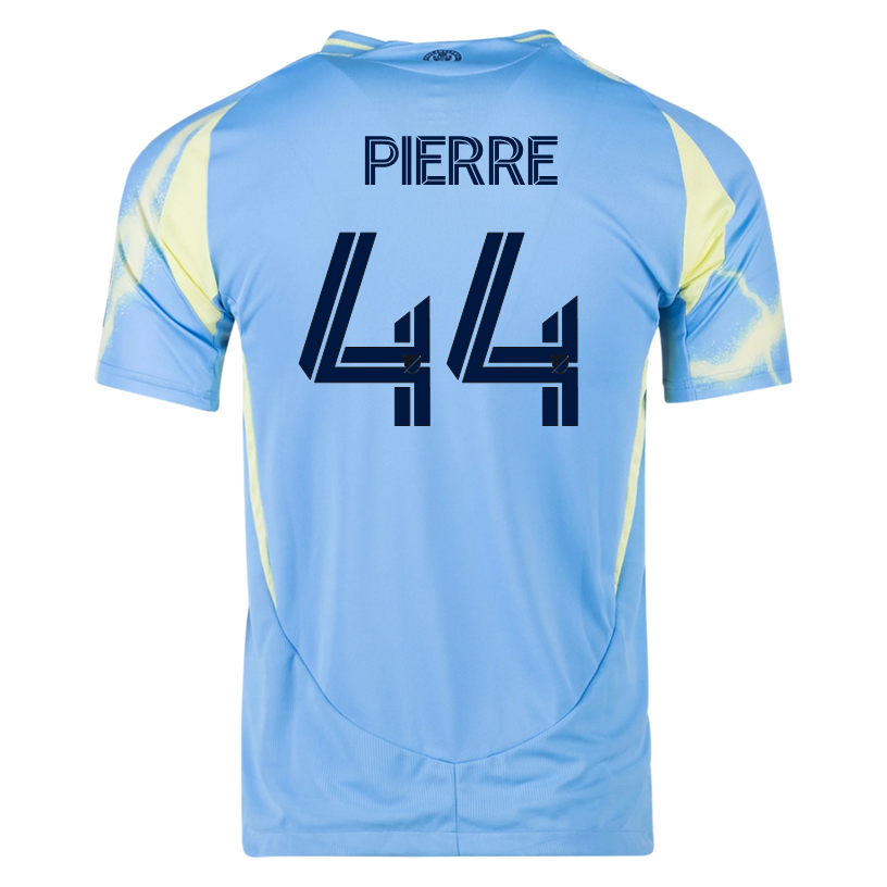 adidas Philadelphia Union Neil Pierre Authentic Away Jersey 25/26 (Blue/Yellow)