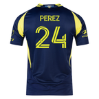 adidas Nashville Authentic Jonathan Pérez Away Jersey w/ MLS + Apple TV 25/26 (Tena Blue)