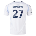adidas San Diego FC Authentic Luca Bombino Away Jersey 25/26 w/ MLS & Apple Patch (White)