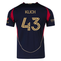 adidas Mateusz Klich Atlanta United Authentic Home Jersey w/ MLS Patches 25/26 (Red/Black)