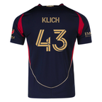 adidas Mateusz Klich Atlanta United Authentic Home Jersey w/ MLS Patches 25/26 (Red/Black)