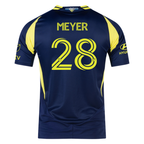adidas Nashville Authentic Wyatt Meyer Away Jersey w/ MLS + Apple TV 25/26 (Tena Blue)