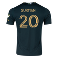 adidas Finn Surman Portland Timbers Authentic Home Jersey w/ MLS & Apple Patch 25/26 (Green/Gold)
