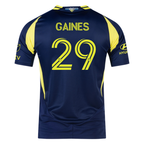 adidas Nashville Authentic Julian Gaines Away Jersey w/ MLS + Apple TV 25/26 (Tena Blue)