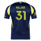 adidas Nashville Authentic Andy Najar Away Jersey w/ MLS + Apple TV 25/26 (Tena Blue)