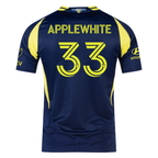 adidas Nashville Authentic Chris Applewhite Away Jersey w/ MLS + Apple TV 25/26 (Tena Blue)