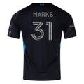 adidas George Marks Charlotte FC Authentic Away Jersey 25/26 (Black)