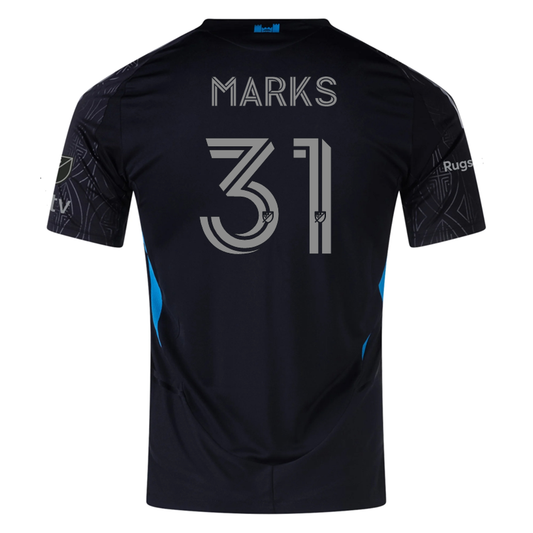 adidas George Marks Charlotte FC Authentic Away Jersey 25/26 (Black)
