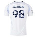 adidas San Diego FC Authentic Jacob Jackson Away Jersey 25/26 w/ MLS & Apple Patch (White)
