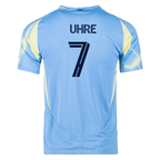 adidas Philadelphia Union Mikael Uhre Authentic Away Jersey 25/26 (Blue/Yellow)