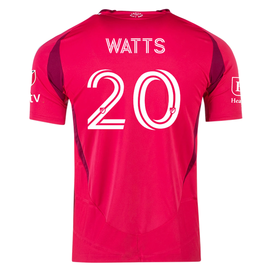 adidas Akil Watts St. Louis FC Authentic Home Jersey 25/26 (Power Pink)