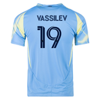adidas Philadelphia Union Indiana Vassilev Authentic Away Jersey 25/26 (Blue/Yellow)
