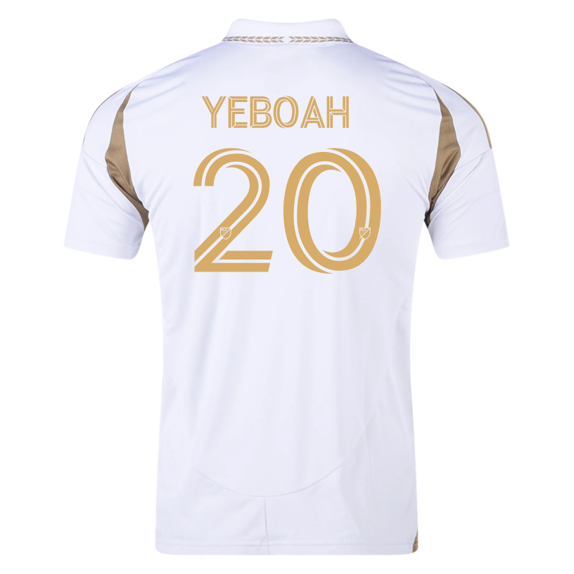 adidas Yaw Yeboah LAFC Away Jersey 25/26 (White/Gold)