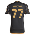 adidas Adrian Wibowo LAFC Home 2025 Jersey w/ MLS + Apple TV + Ford Patches (Black/Gold)