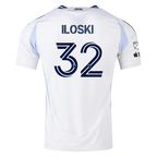adidas San Diego FC Authentic Milan Iloski Away Jersey 25/26 w/ MLS & Apple Patch (White)
