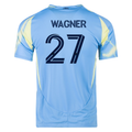 adidas Philadelphia Union Kai Wagner Authentic Away Jersey 25/26 (Blue/Yellow)