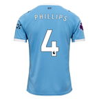 Puma Kalvin Phillips Manchester City Home Jersey 25/26 w/ EPL + Sponsor Patch (Team Light Blue/Puma White)