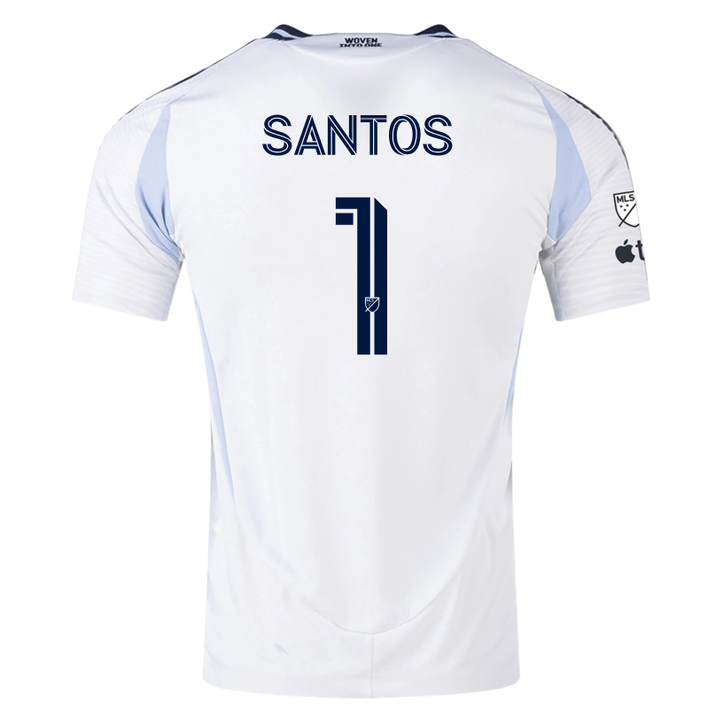 adidas San Diego FC Authentic CJ dos Santos Away Jersey 25/26 w/ MLS & Apple Patch (White)