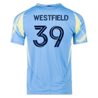 adidas Philadelphia Union Frankie Westfield Authentic Away Jersey 25/26 (Blue/Yellow)