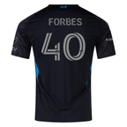 adidas Jahlane Forbes Charlotte FC Authentic Away Jersey 25/26 (Black)