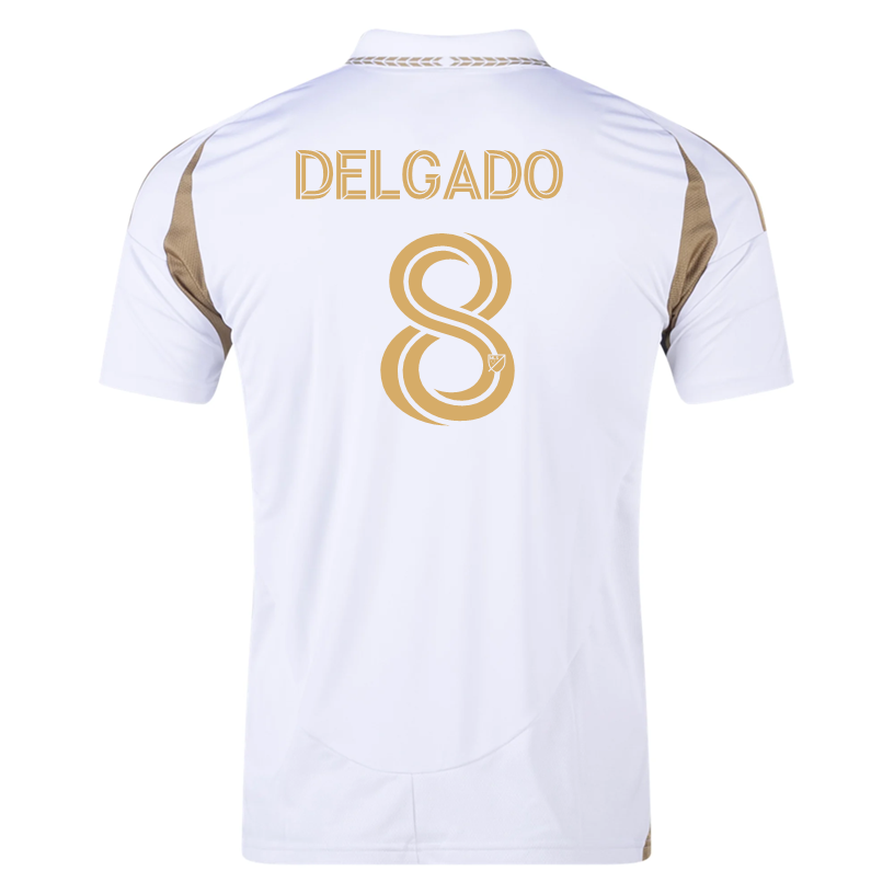 adidas Mark Delgado LAFC Away Jersey 25/26 (White/Gold)